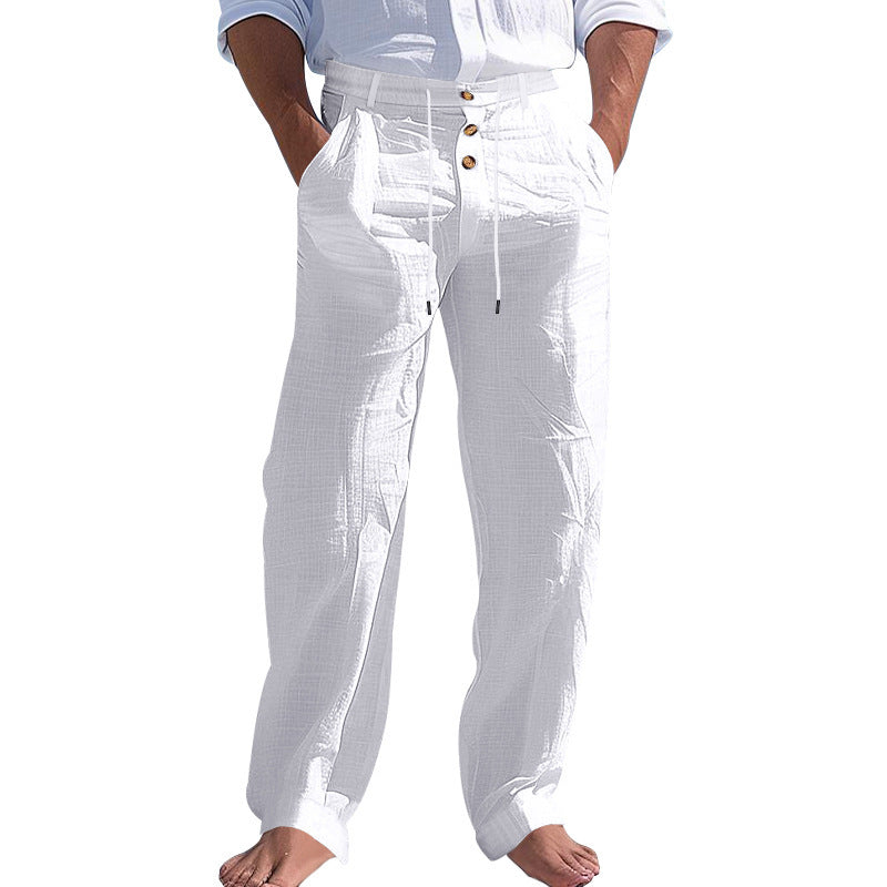 Stoffhose Herren Loose Fit Freizeit & Sommer