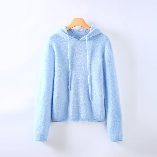 Damen Hoodie mit Kapuze und lockerer Passform