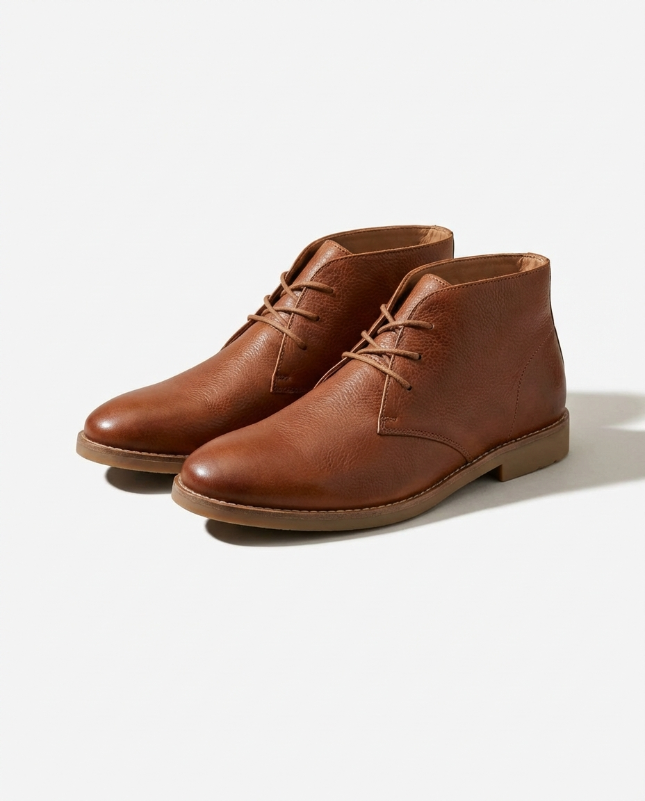 Herren Chukka Boots in Lederoptik