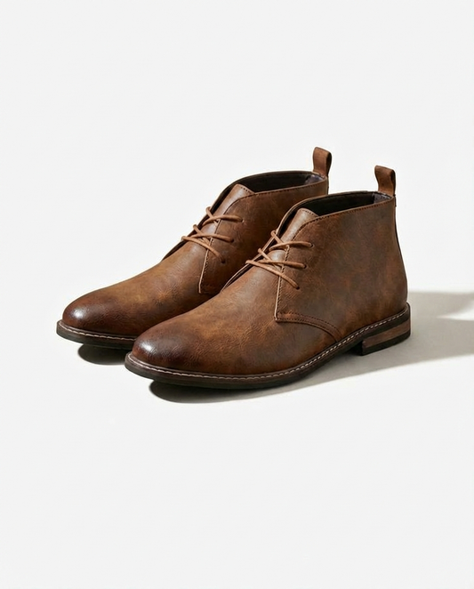 Herren Chukka Boots in Lederoptik
