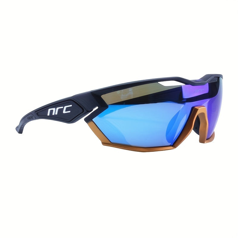 Polycarbonat-Radbrille I Sportsonnenbrille Herren Polarisiert I Velo Brille I Fahrradbrille Outdoor