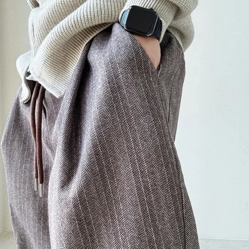 Urban Drift Hose aus Denim-Baumwollstoff mit Tunnelzug