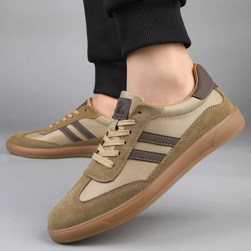 Herren Sneaker im Retro-Design mit Schnürung