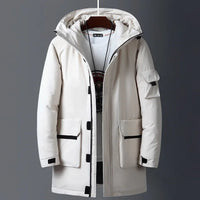 Herren Parka mit schützender Kapuze