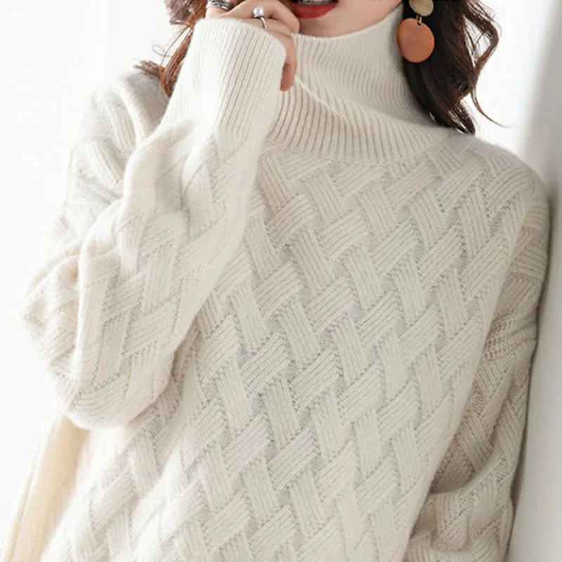 Damen Rollkragenpullover, klassisch geschnitten