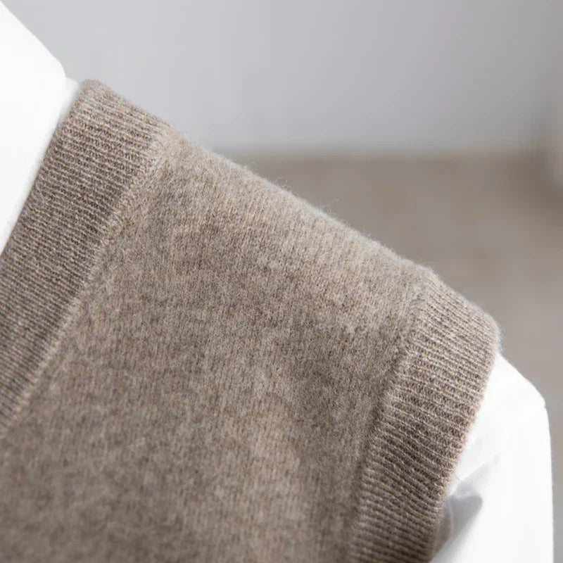 Herren Pullunder mit V-Ausschnitt