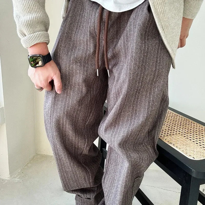 Urban Drift Hose aus Denim-Baumwollstoff mit Tunnelzug