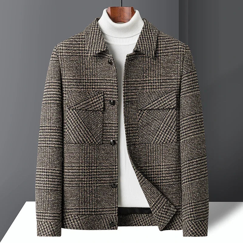 Herren Jacke mit Karomuster