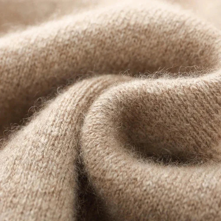 Herren Strickjacke mit Reißverschluss und Rippkragen