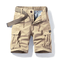 Cargo Shorts Herren Mit Gürtel Geflochtene Kordel Freizeit Sommer