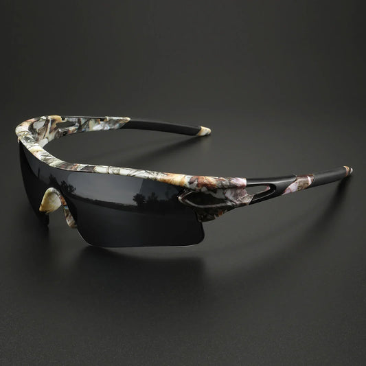 Herren Sport-Sonnenbrille I Velo Brille Wraparound Verspiegelt Outdoor