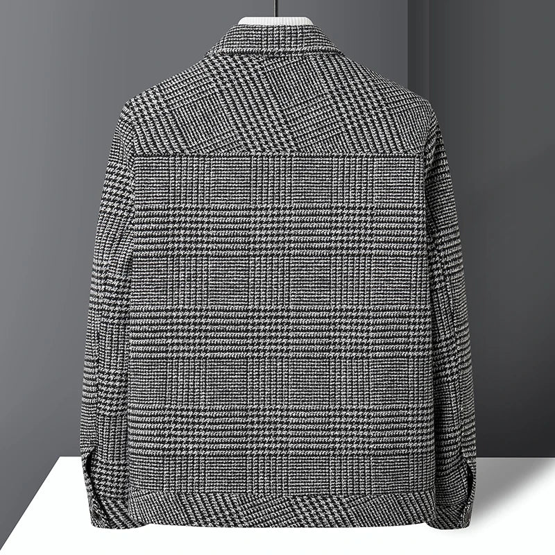 Herren Jacke mit Karomuster