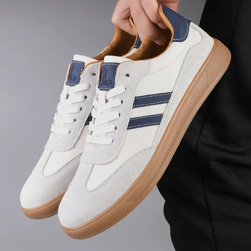 Herren Sneaker im Retro-Design mit Schnürung