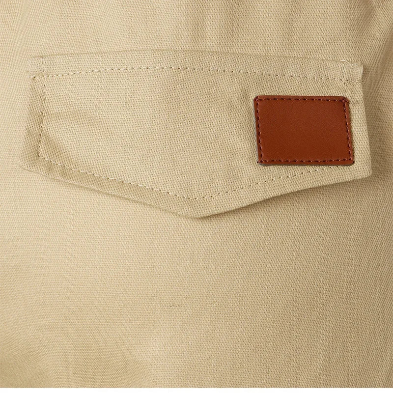 Herren Cargo-Shorts Relaxed Fit Freizeit mit Kordelzug und Taschen