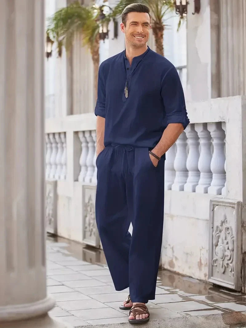 Herren Sommer Set Relaxed Fit Freizeit Sommer
