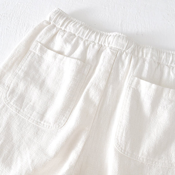 Shorts Herren Relaxed Fit Freizeit mit Kordelzug und Seitentaschen