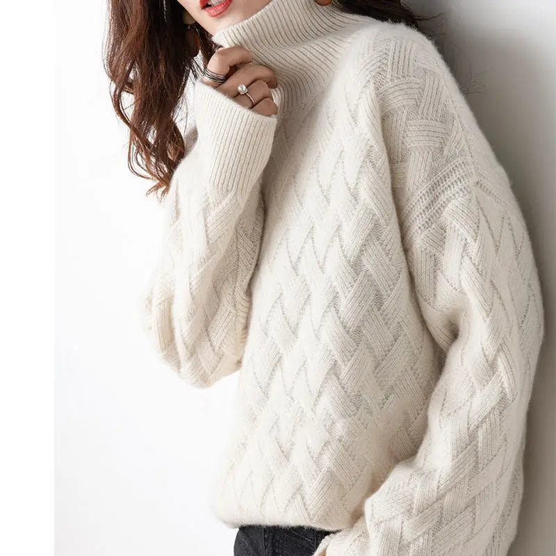Damen Rollkragenpullover, klassisch geschnitten