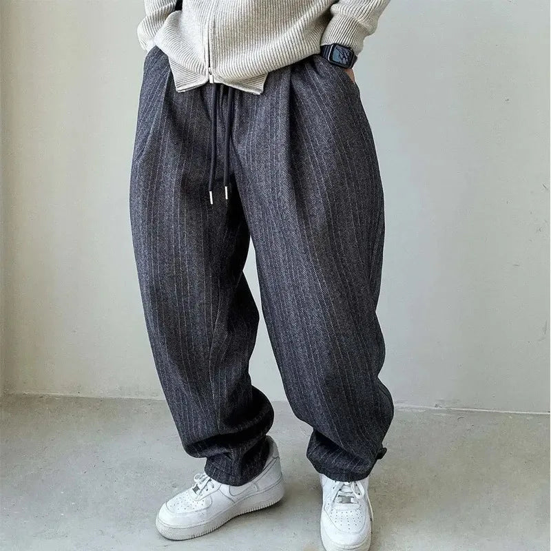 Urban Drift Hose aus Denim-Baumwollstoff mit Tunnelzug