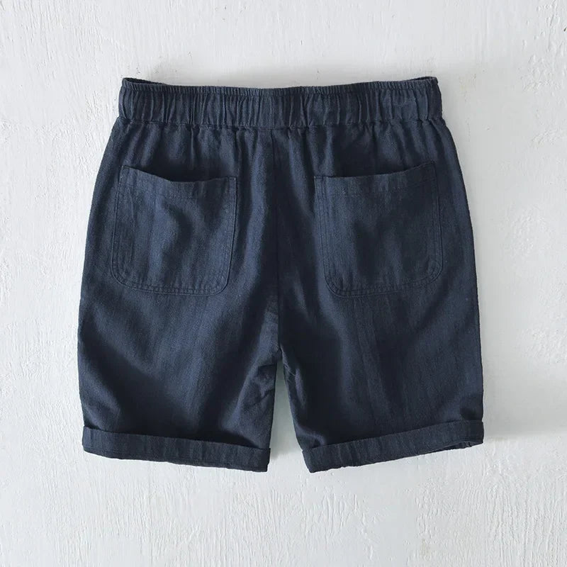 Shorts Herren Relaxed Fit Freizeit mit Kordelzug und Seitentaschen