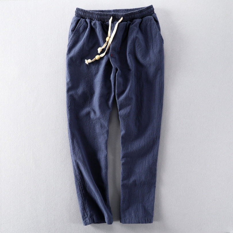 Herren Hose japanischer Stil – lockere Streetwear Sommerhose inspiriert von japanischer Mode – bequeme Freizeit Hose