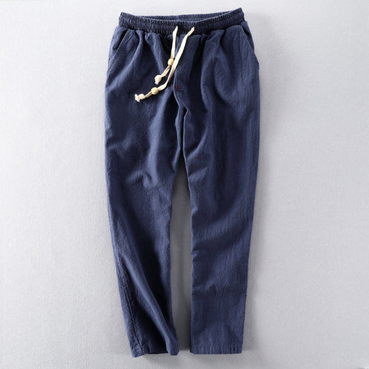 Herren Hose japanischer Stil – lockere Streetwear Sommerhose inspiriert von japanischer Mode – bequeme Freizeit Hose