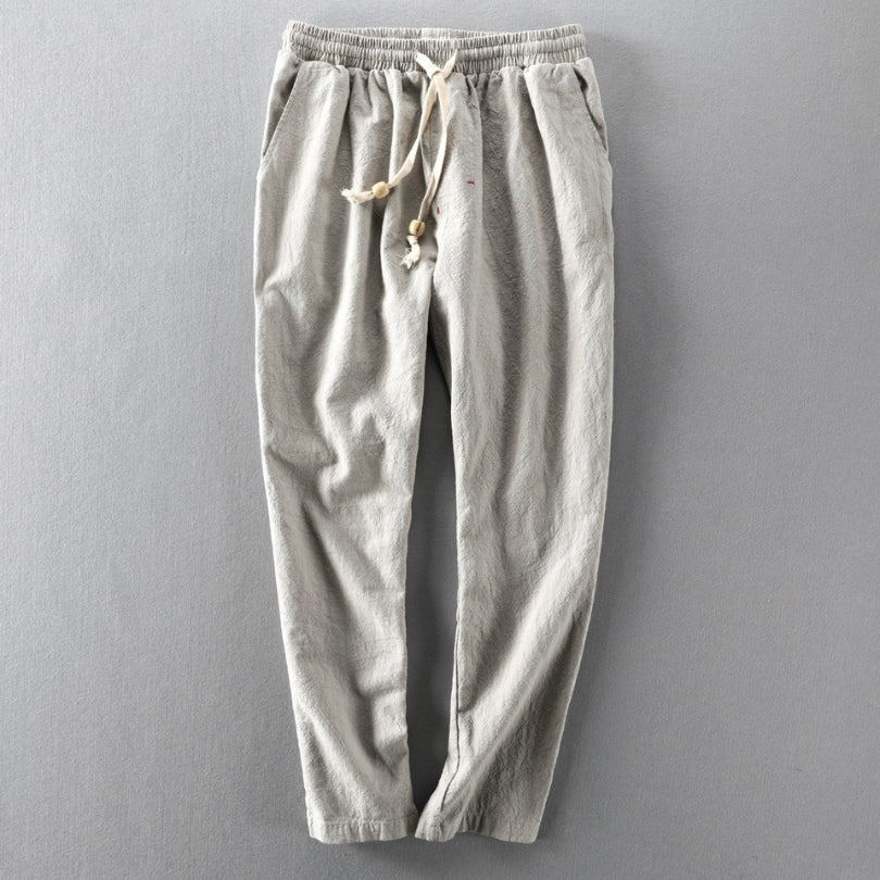 Herren Hose japanischer Stil – lockere Streetwear Sommerhose inspiriert von japanischer Mode – bequeme Freizeit Hose