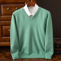 Herren Pullover mit V-Ausschnitt