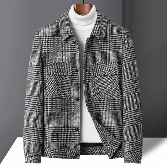 Herren Jacke mit Karomuster