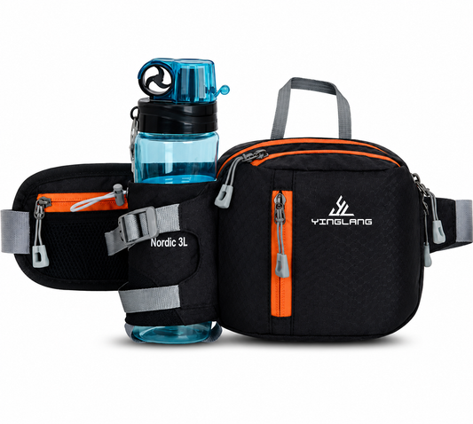 Laufgürteltasche Sport Verstellbar mit Flaschenhalter