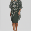 Damen Sommerkleid I Midi Tailliert Elegant Business Freizeit