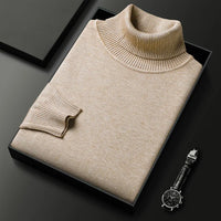 Herren Rollkragenpullover, schlicht und weich