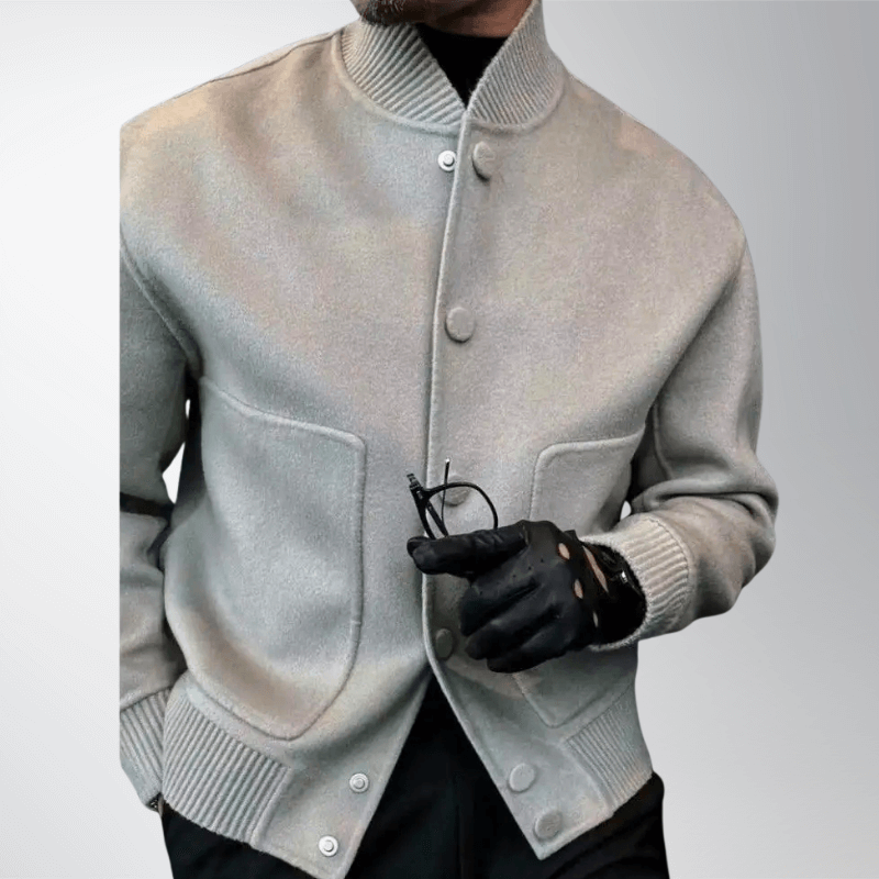 Herren Jacke mit cleaner Silhouette