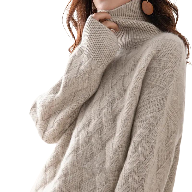 Damen Rollkragenpullover, klassisch geschnitten