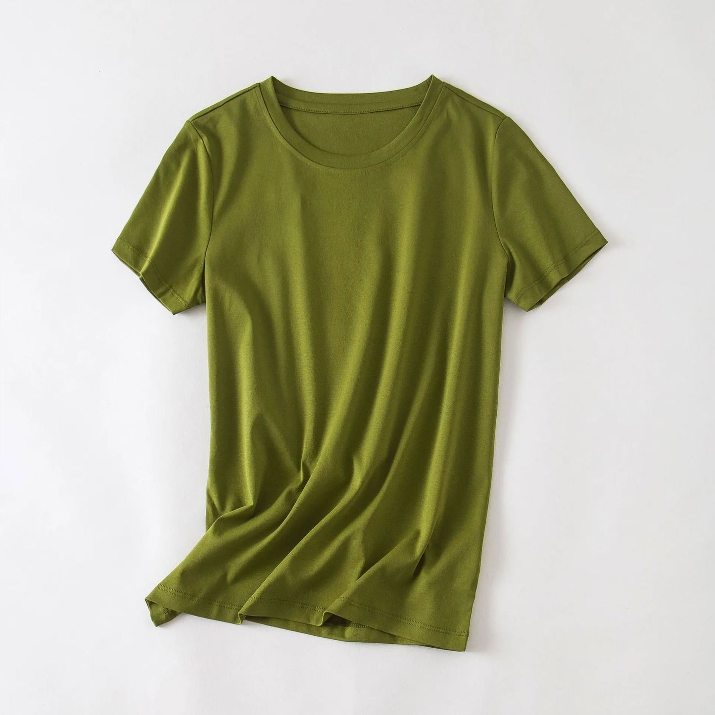 Minimalistisches Damen T-Shirt Regular Fit Freizeit