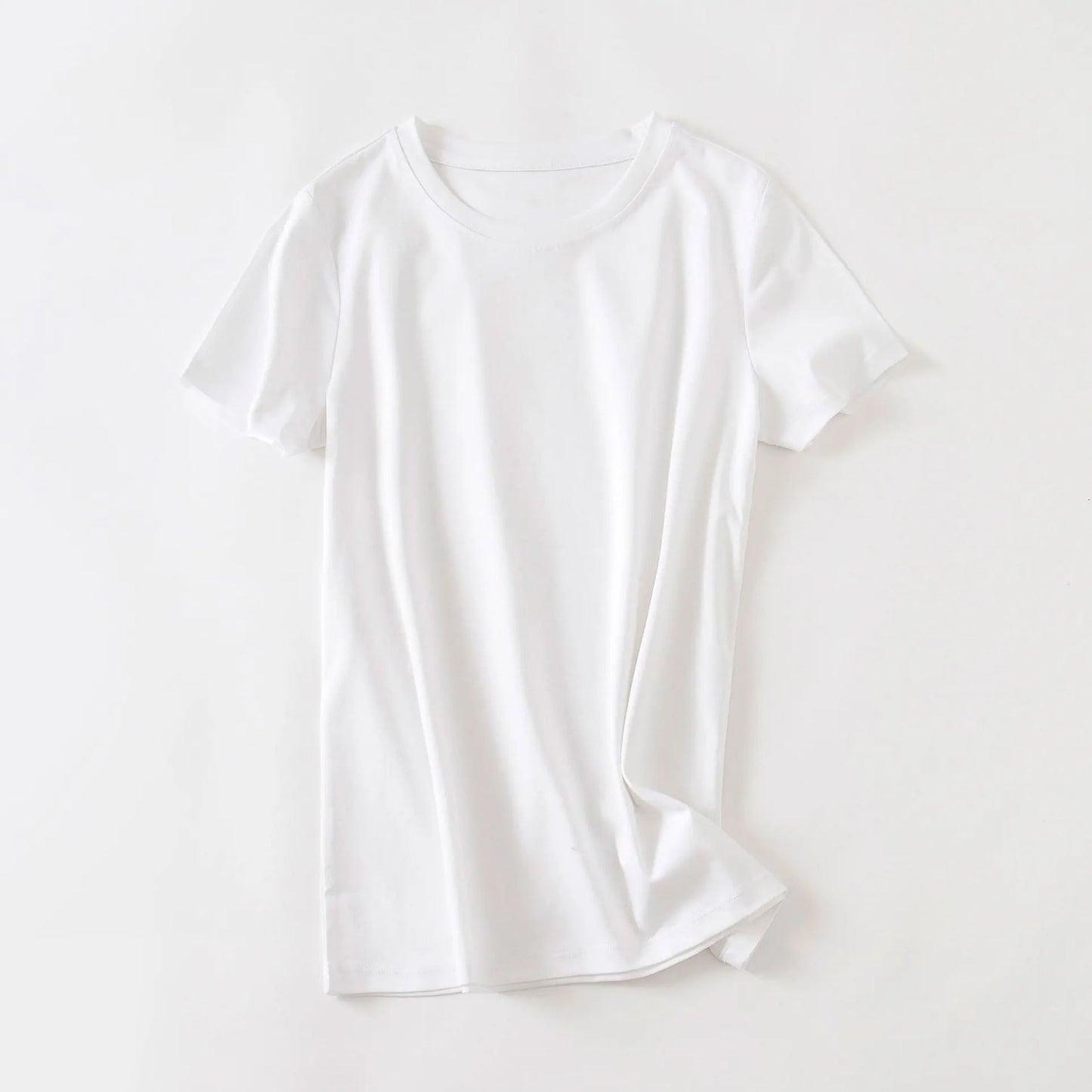 Minimalistisches Damen T-Shirt Regular Fit Freizeit