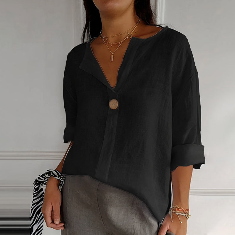 Damen Sommerbluse Relaxed Fit Casual Sommer