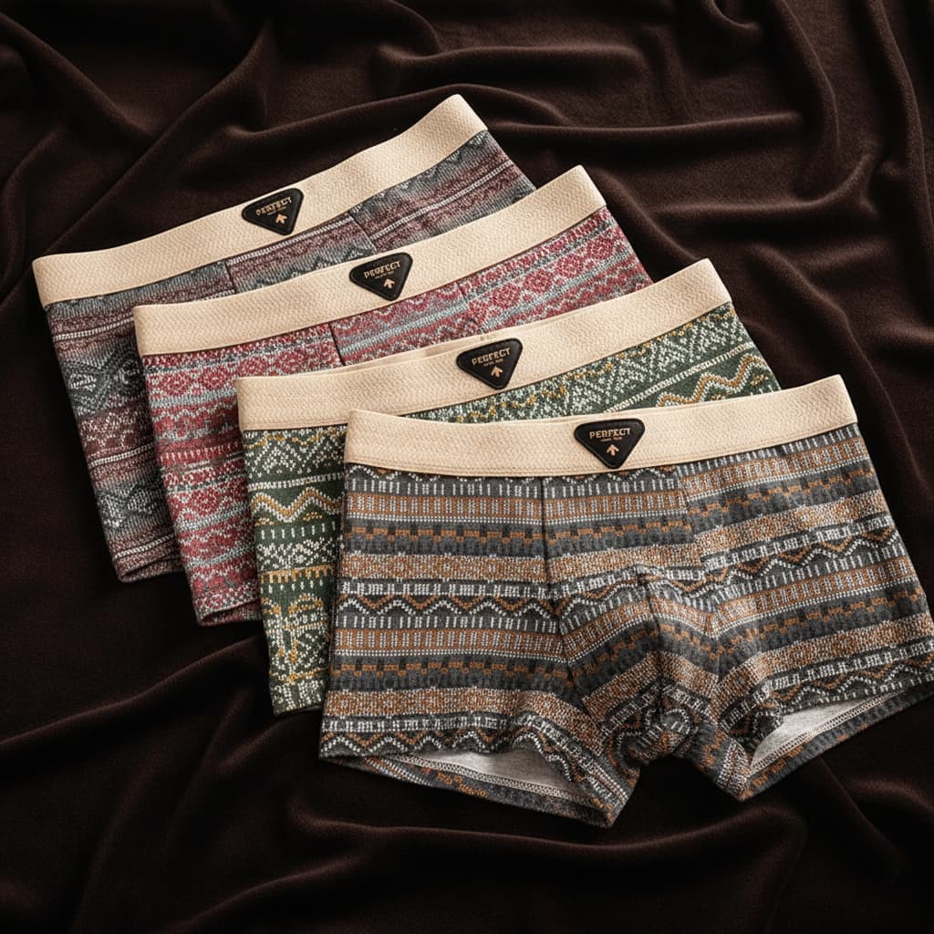 Boxershorts Herren Regular Fit Freizeit Atmungsaktiv