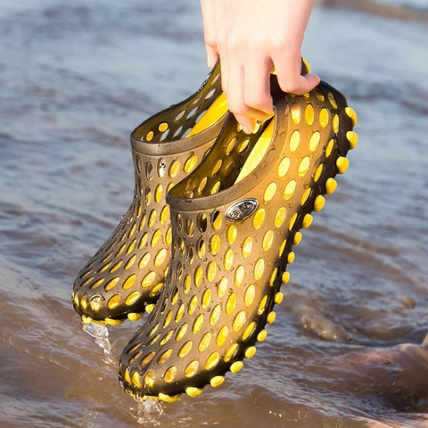 Wassersandalen | Unisex Strand-Sandalen mit Rutschfester Sohle | Leicht und Atmungsaktiv für Komfort und Schutz