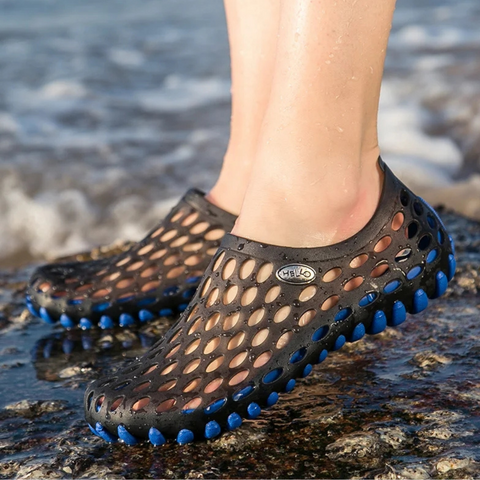 Wassersandalen | Unisex Strand-Sandalen mit Rutschfester Sohle | Leicht und Atmungsaktiv für Komfort und Schutz