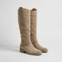 Damen Stiefel kniehoch mit Slouch-Optik