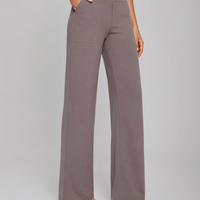 Damen Stretchhose mit hoher Taille in weiter Passform