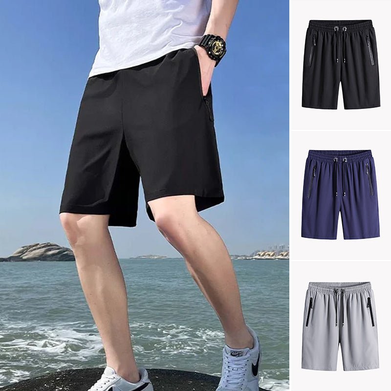 Stretch-Shorts Herren Bequem mit Elastischem Bund für Freizeit & Sport Aktuelle Saison