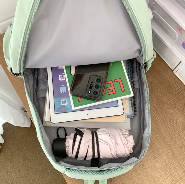 Wasserdichter Schulrucksack Kinder Freizeit Geräumig Komfortabel