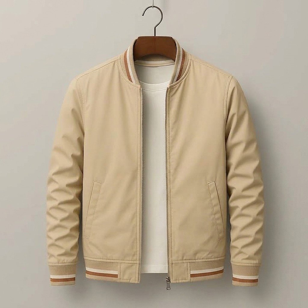 Jacke Herren Regular Fit Stehkragen Freizeit