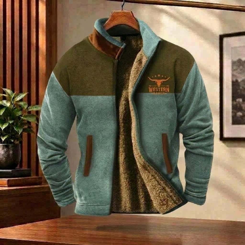 Herren Fleecejacke Regular Fit – Outdoor & Freizeit mit Reißverschlusstaschen