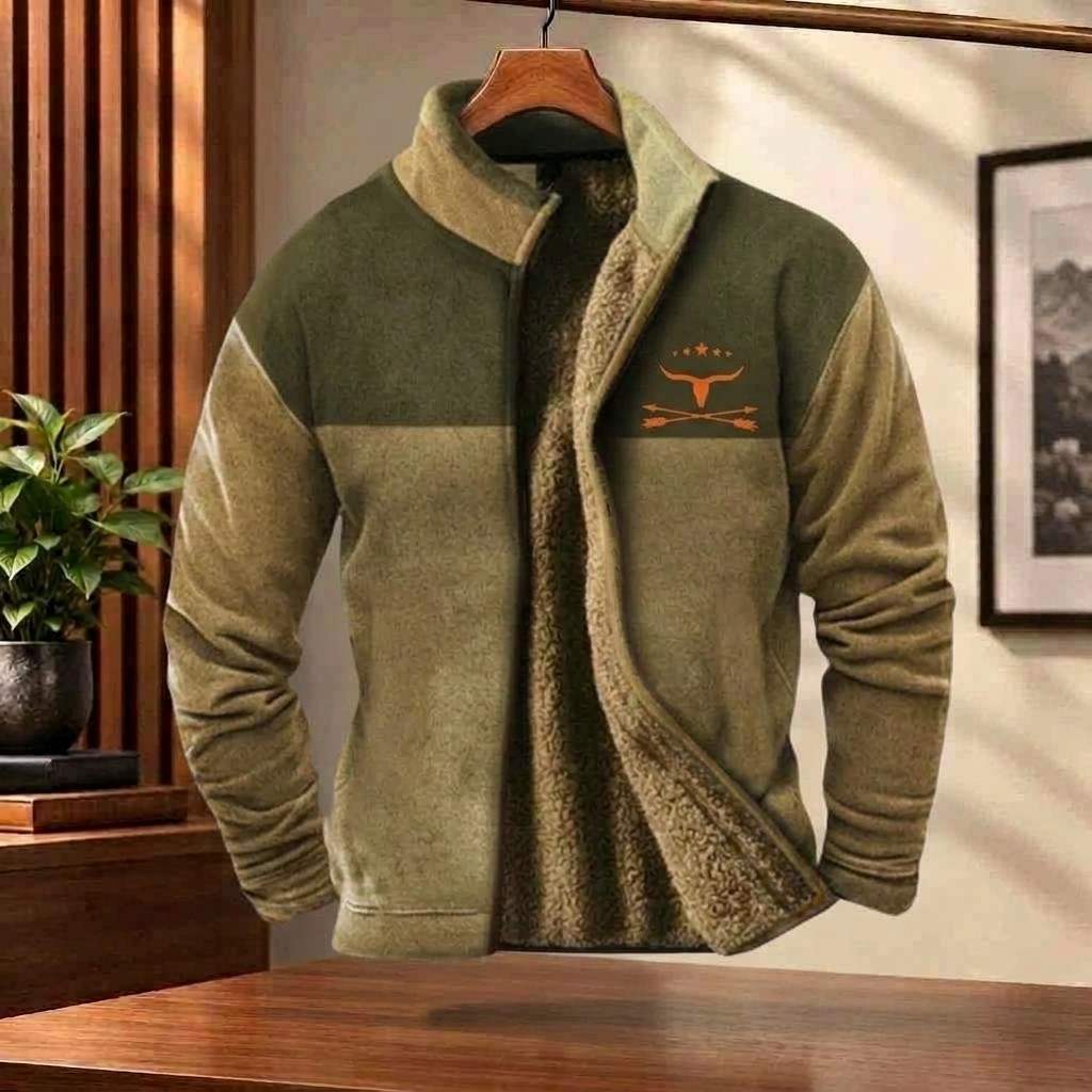 Herren Fleecejacke Regular Fit – Outdoor & Freizeit mit Reißverschlusstaschen