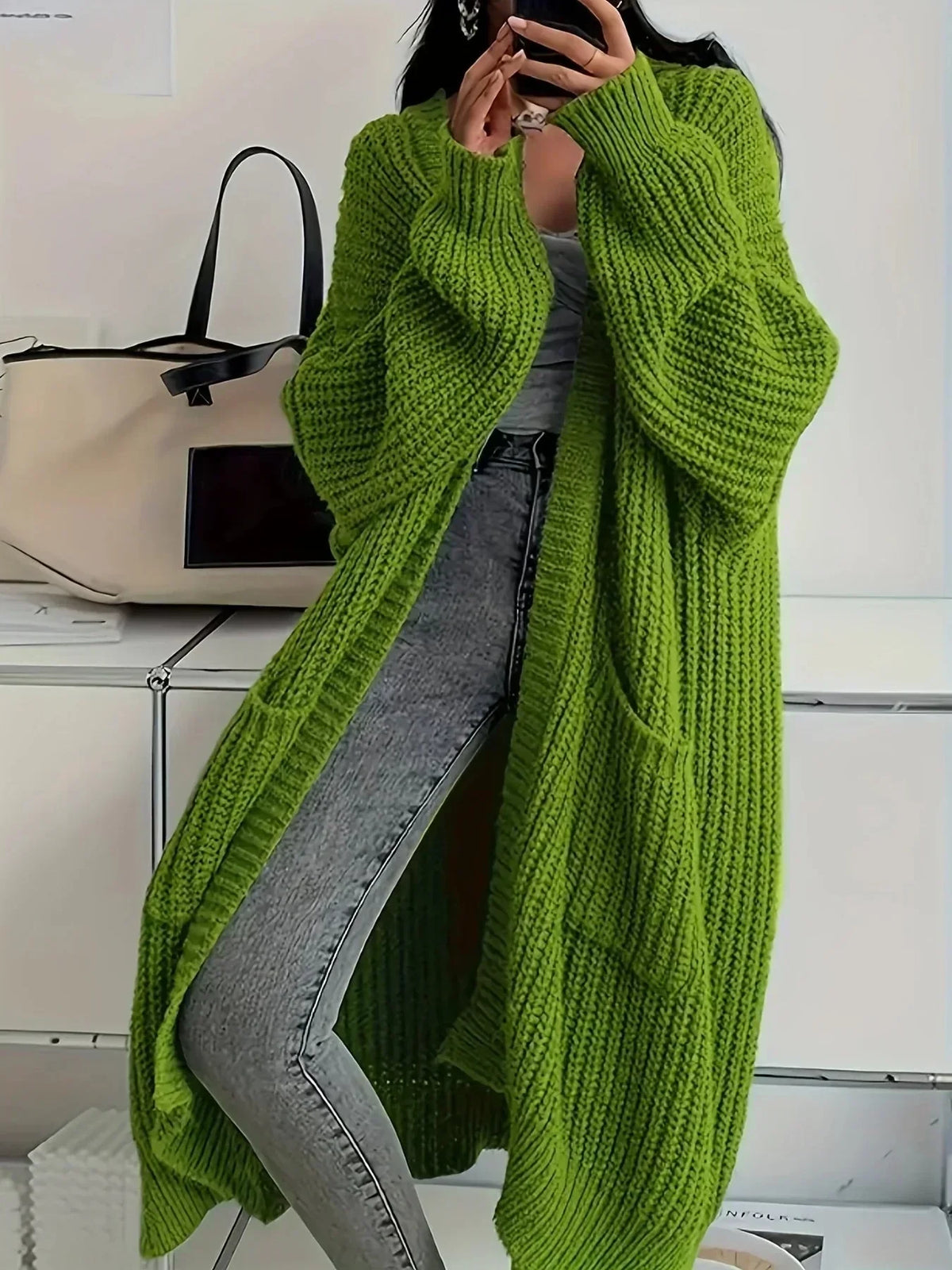 Damen Cardigan warm – Regular Fit, Freizeit