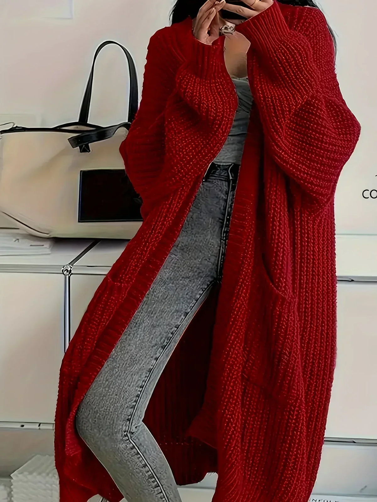 Damen Cardigan warm – Regular Fit, Freizeit