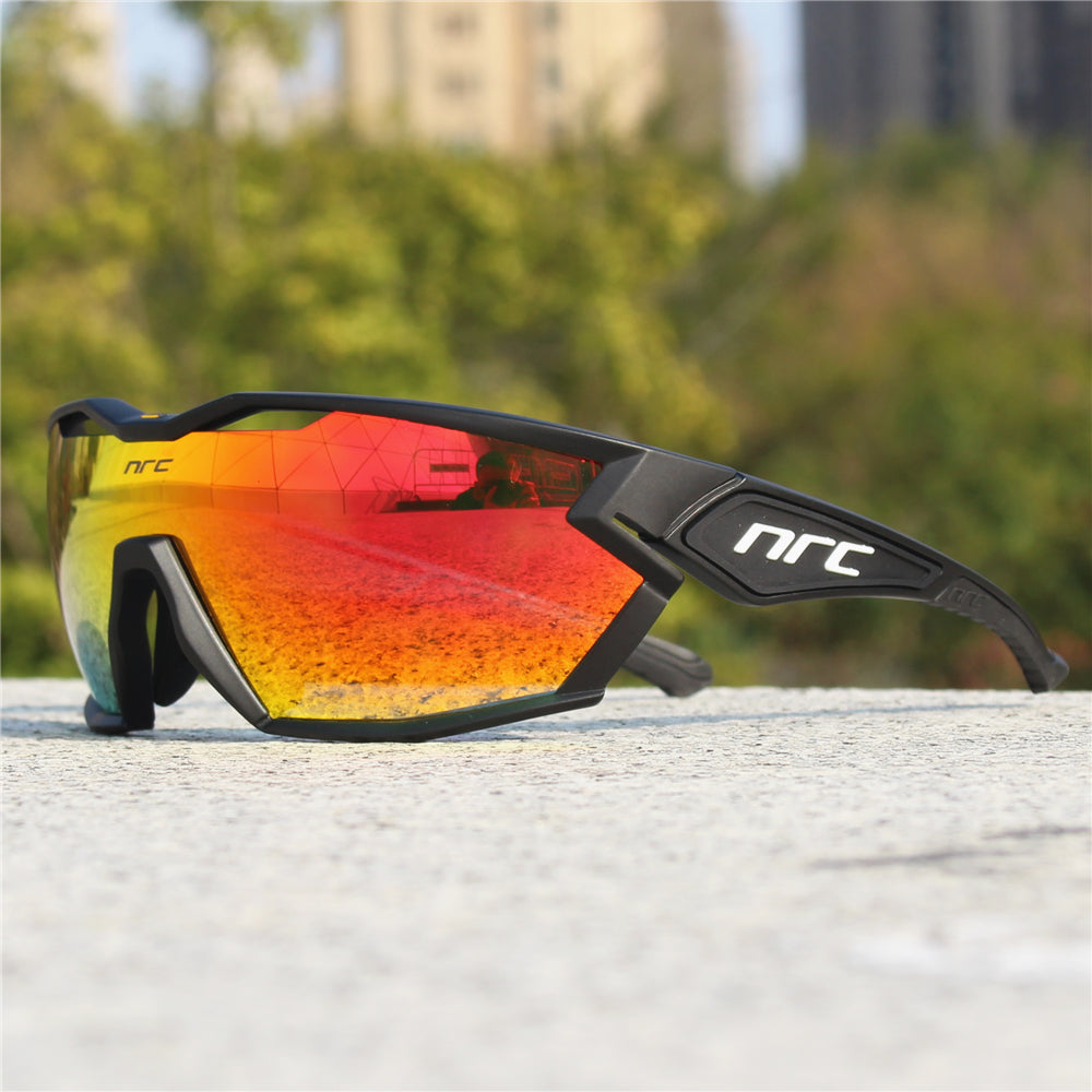SolarRace I Sportsonnenbrille Herren Polarisiert I Velo Brille I Fahrradbrille Outdoor