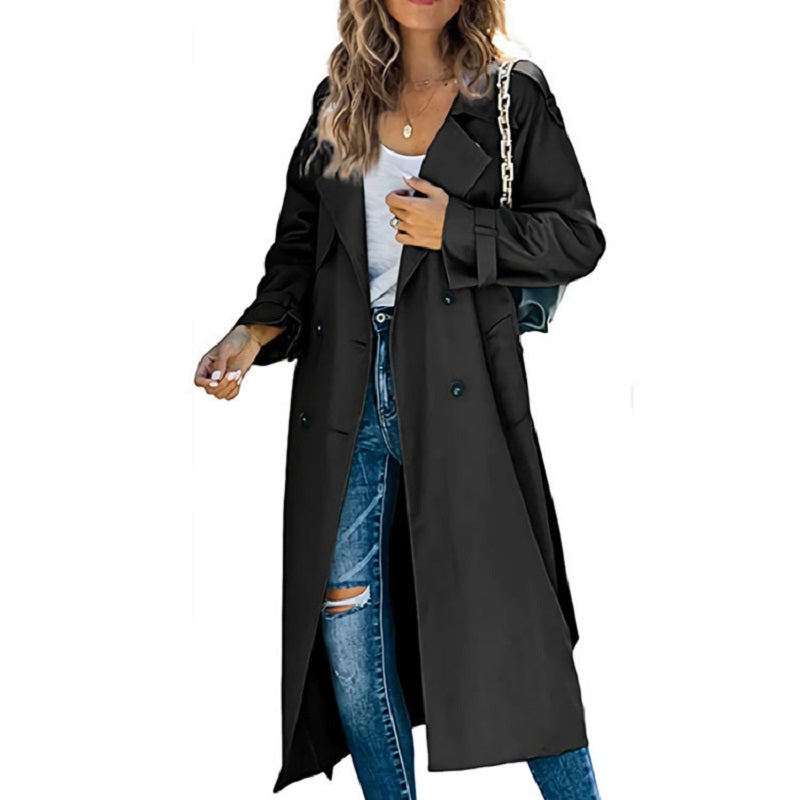 Damen Trenchcoat mit schmaler Silhouette